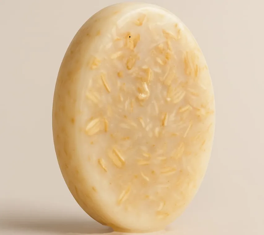Jabón artesanal de avena y miel de Jabones Rafa