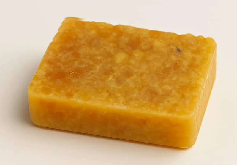 Jabón artesanal de naranja de Jabones Rafa